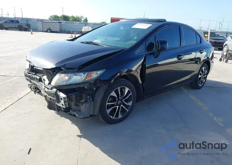 2013 Honda Civic Ex from USA, damaged, VIN 19XFB2F83DE085121